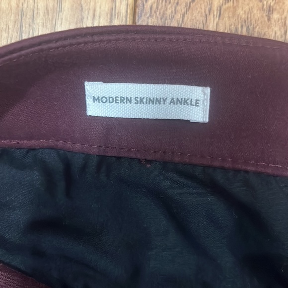 Maroon LOFT Skinny Ankle - Petite 4 - Picture 4 of 6